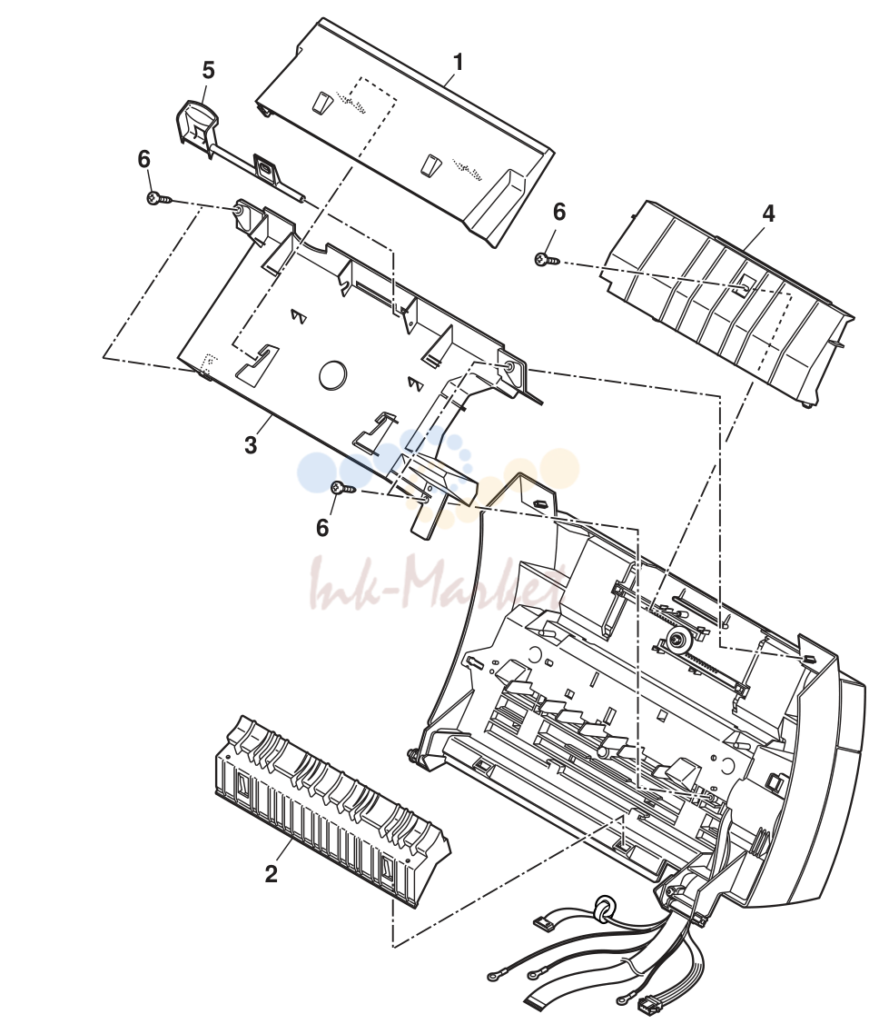 8. FAX-L200/L240/L280/L290 2.PARTS LAYOUT & PARTS LIST