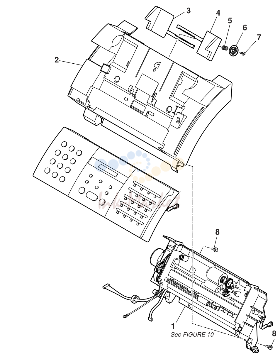 9. FAX-L200/L240/L280/L290 2.PARTS LAYOUT & PARTS LIST