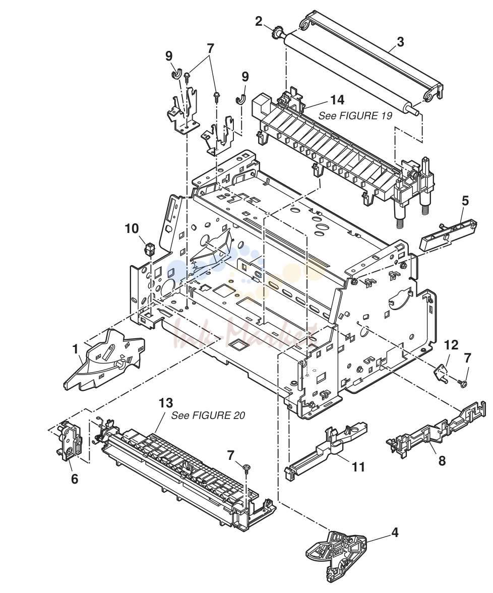 16. FAX-L200/L240/L280/L290 2.PARTS LAYOUT & PARTS LIST