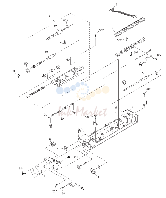 11. NPN RF ADF LOWER ASS'Y