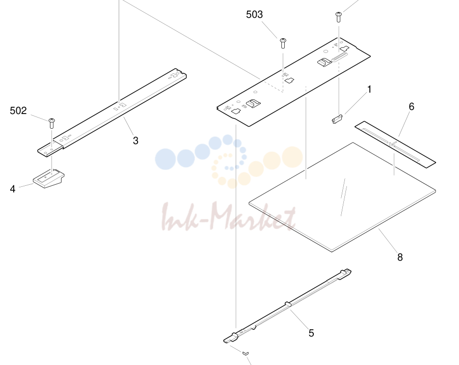7. FIGURE 161 COPYBOARD COVER ASSEMBLY (PC430)