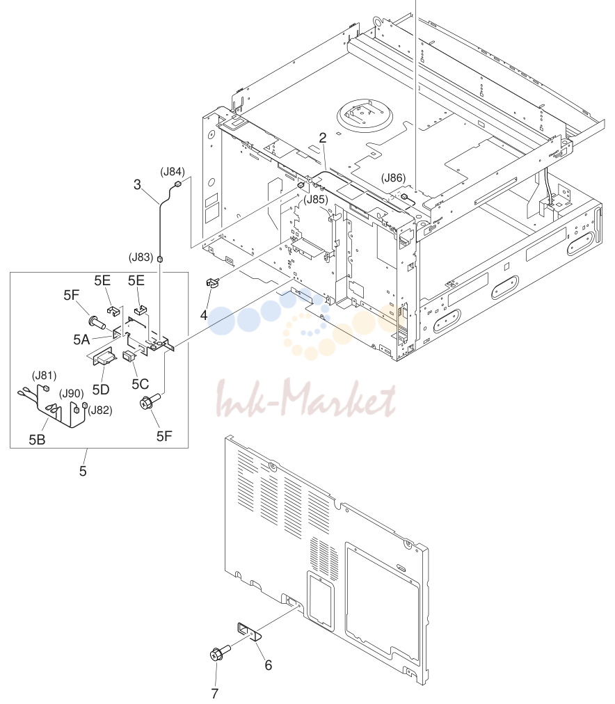 5. INTERNAL COMPONENTS 4 (100V)