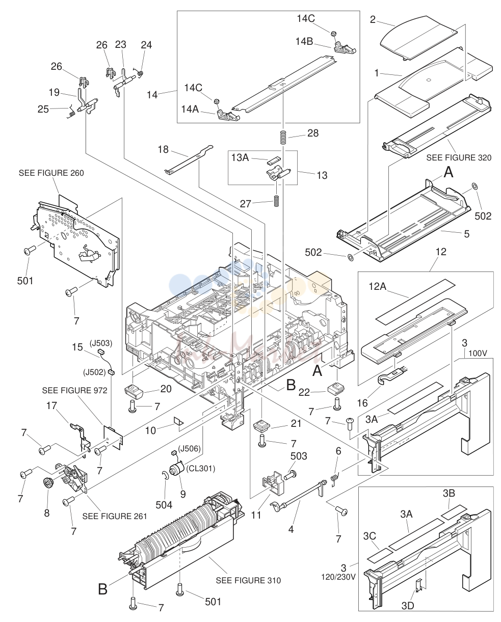 6. PRINTER INTERNAL COMPONENTS 1