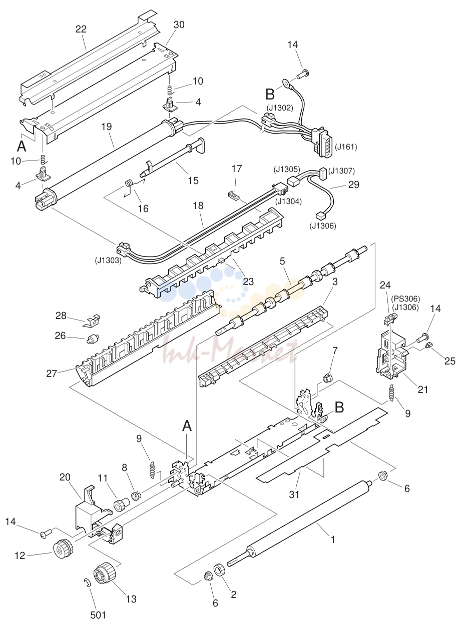16. FIXING ASSEMBLY (100V)