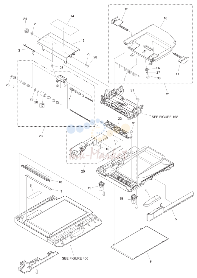 13. NPN RF READER/ADF ASSEMBLY