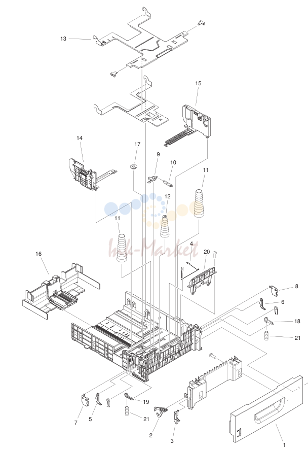 15. FM3-9798-000 1 CASSETTE ASSEMBLY