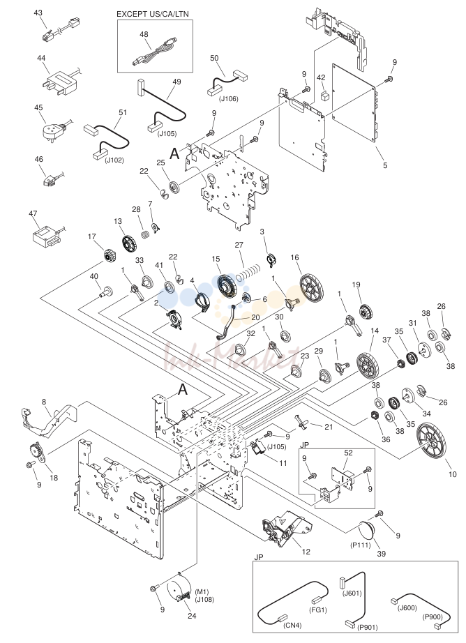 INTERNAL COMPONENTS 3 (MF4200 Series)