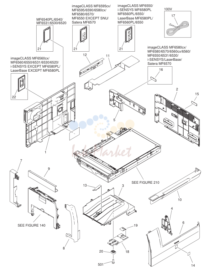 EXTERNAL COVERS, PANELS, ETC.