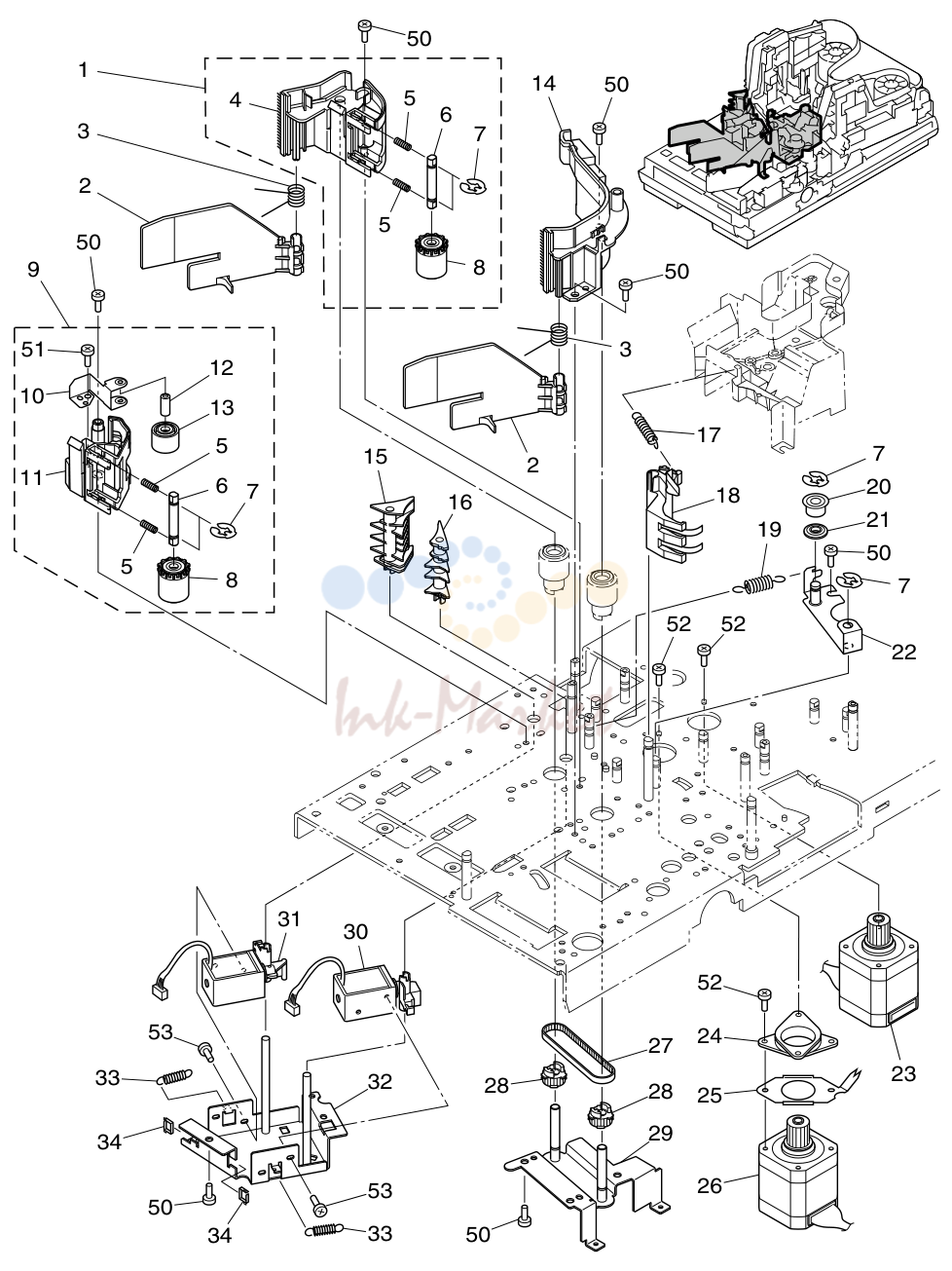 FEED DRIVE в сборе-2