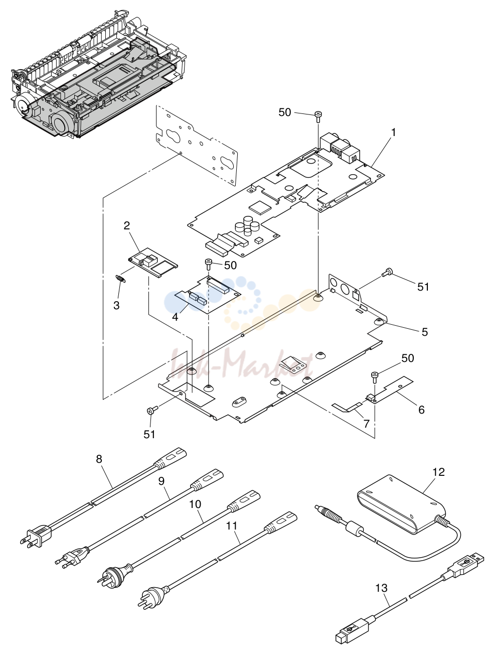 ELECTRICAL COMPONENTS в сборе