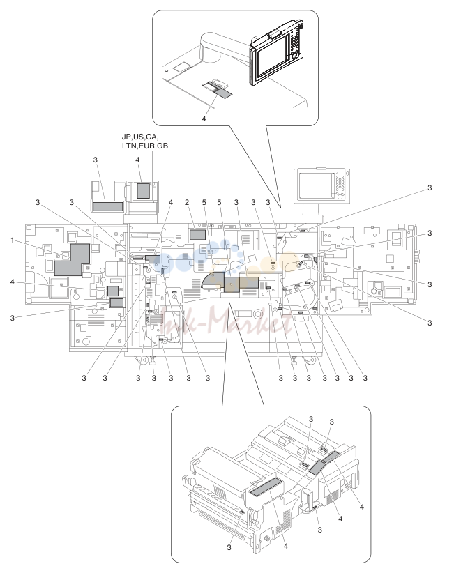 LABEL LOCATION DIAGRAM