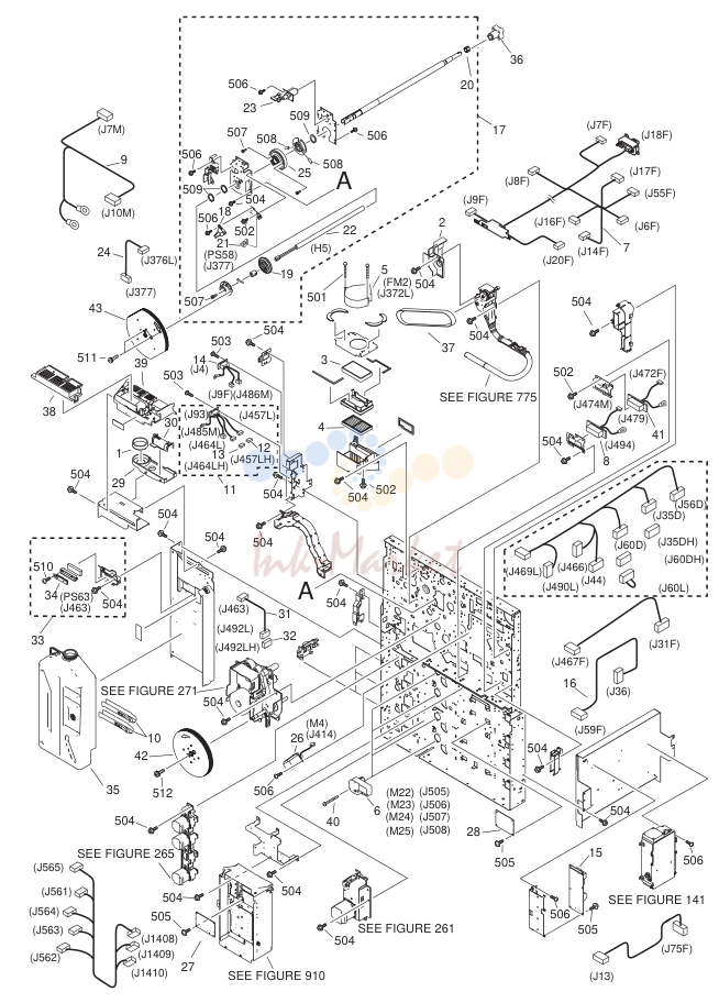 MACHINE REAR PLATE 1