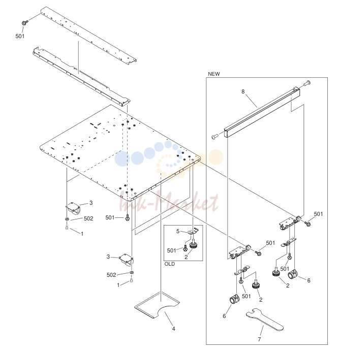 MACHINE BOTTOM PLATE