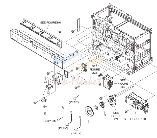 MACHINE REAR PLATE 1 (Main station)
