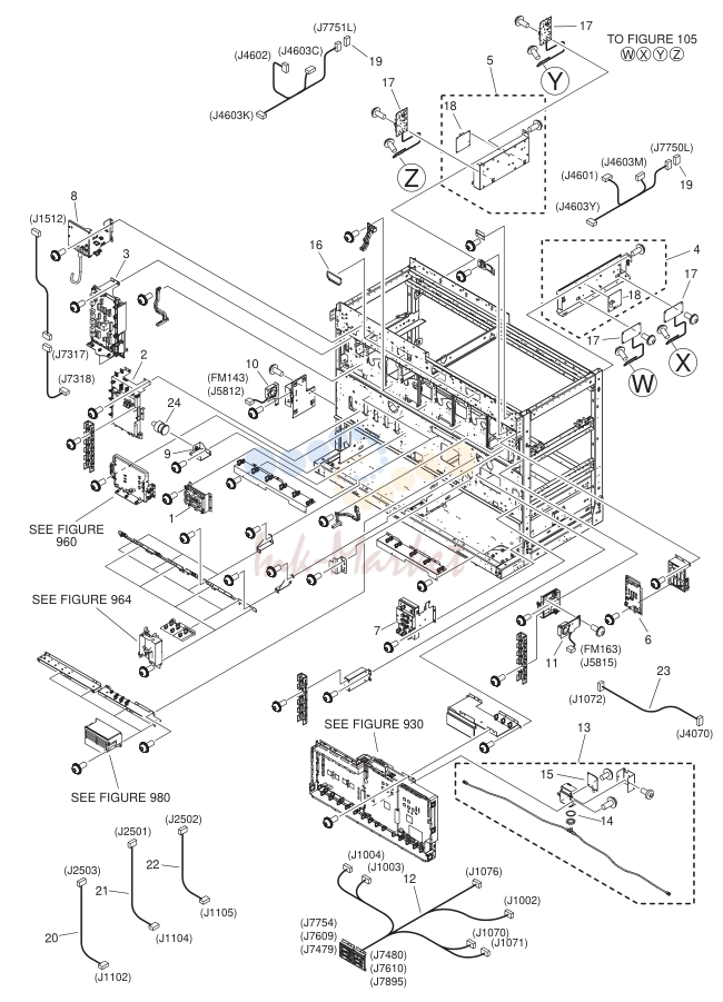 MACHINE REAR PLATE 2 (Main station)