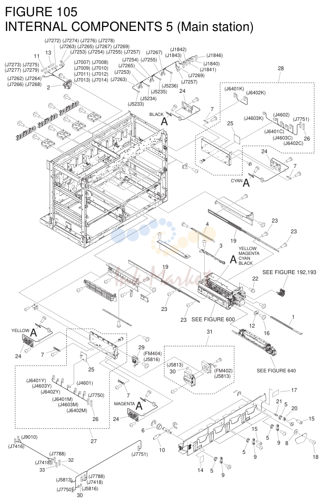 INTERNAL COMPONENTS 5 (Main station)