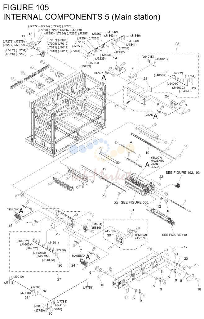 INTERNAL COMPONENTS 5 (Main station)