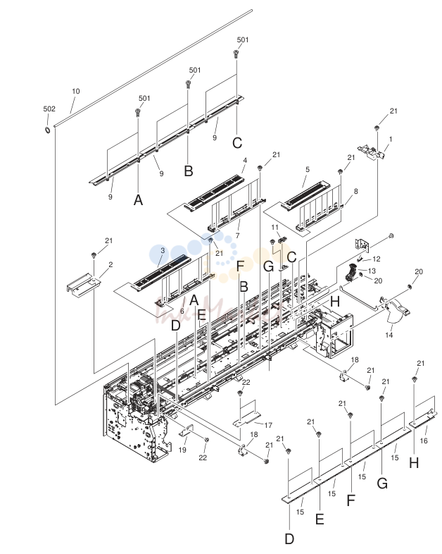 PLATEN & FEED ROLLER
