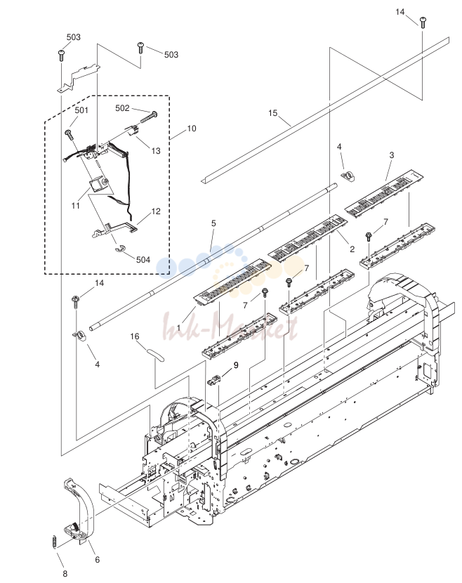 PLATEN & FEED ROLLER