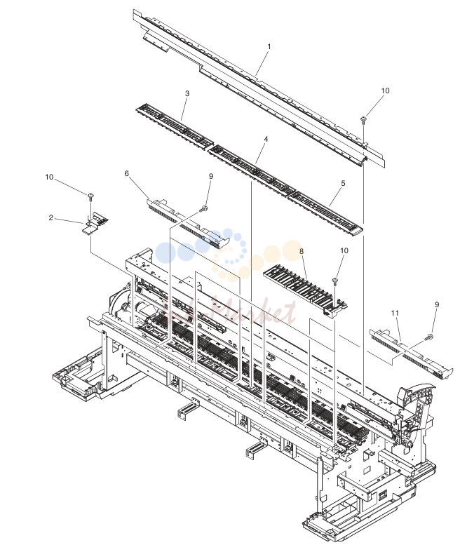 PLATEN & GUIDE узел