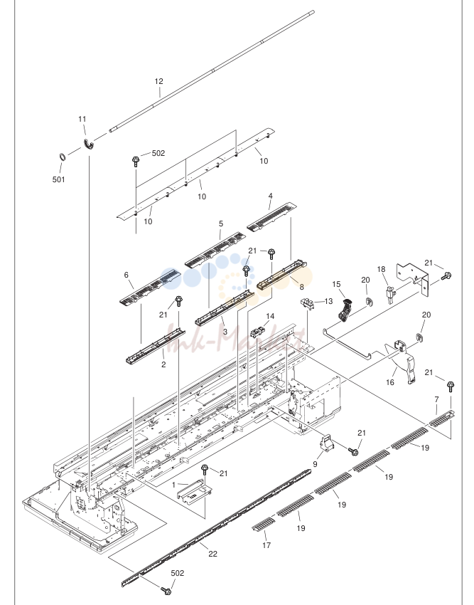 PLATEN & FEED ROLLER