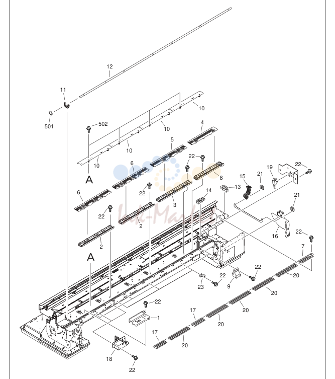 PLATEN & FEED ROLLER