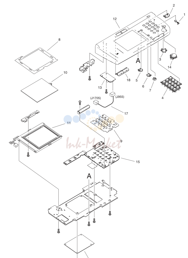 8. FM3-3620-000 1 CONTROL PANEL ASSEMBLY