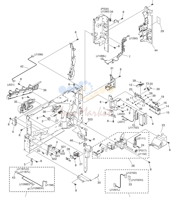 MACHINE FRONT PLATE
