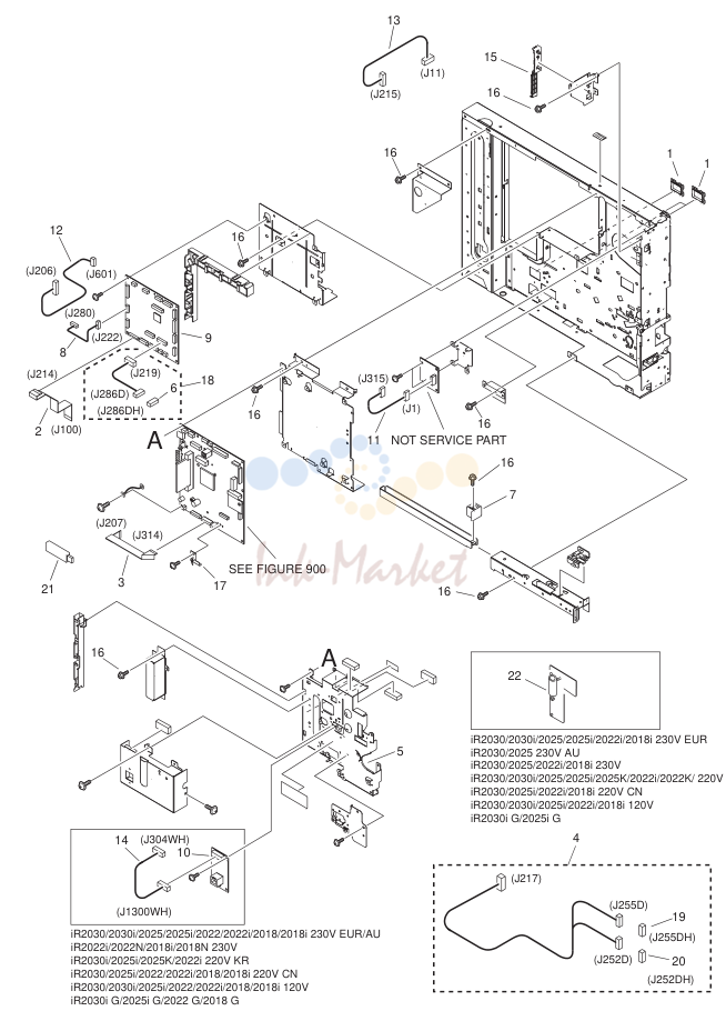 MACHINE REAR PLATE