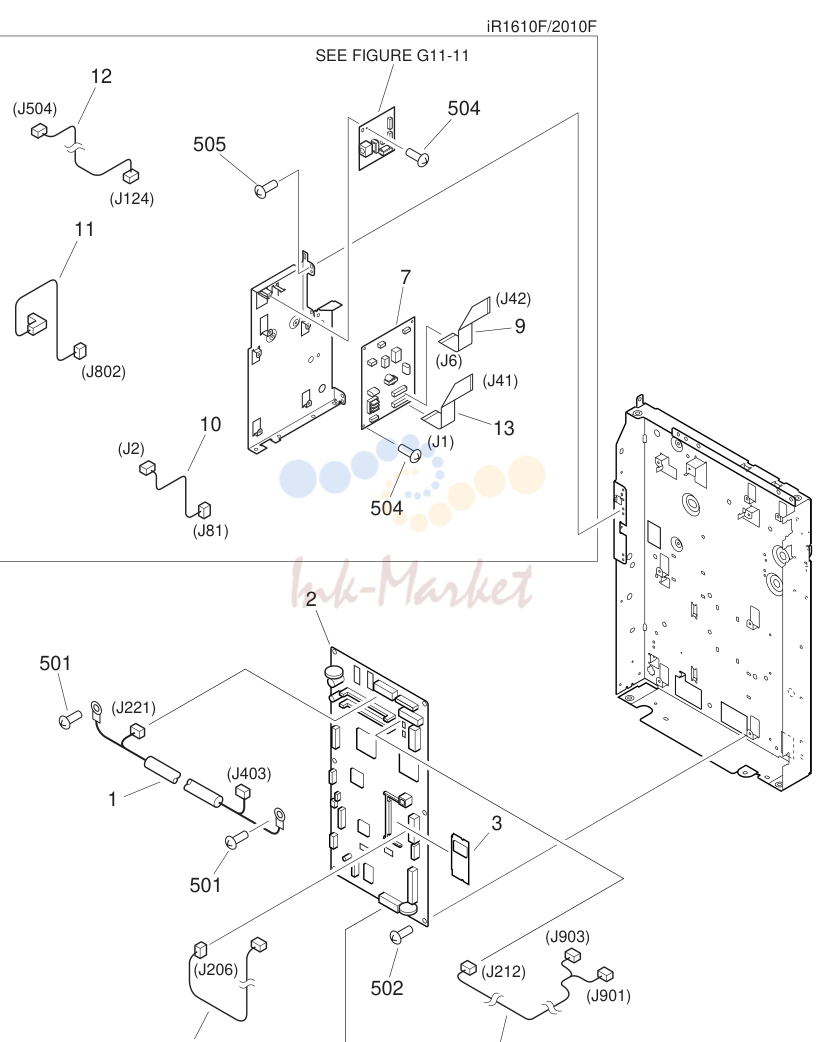 MACHINE REAR PLATE
