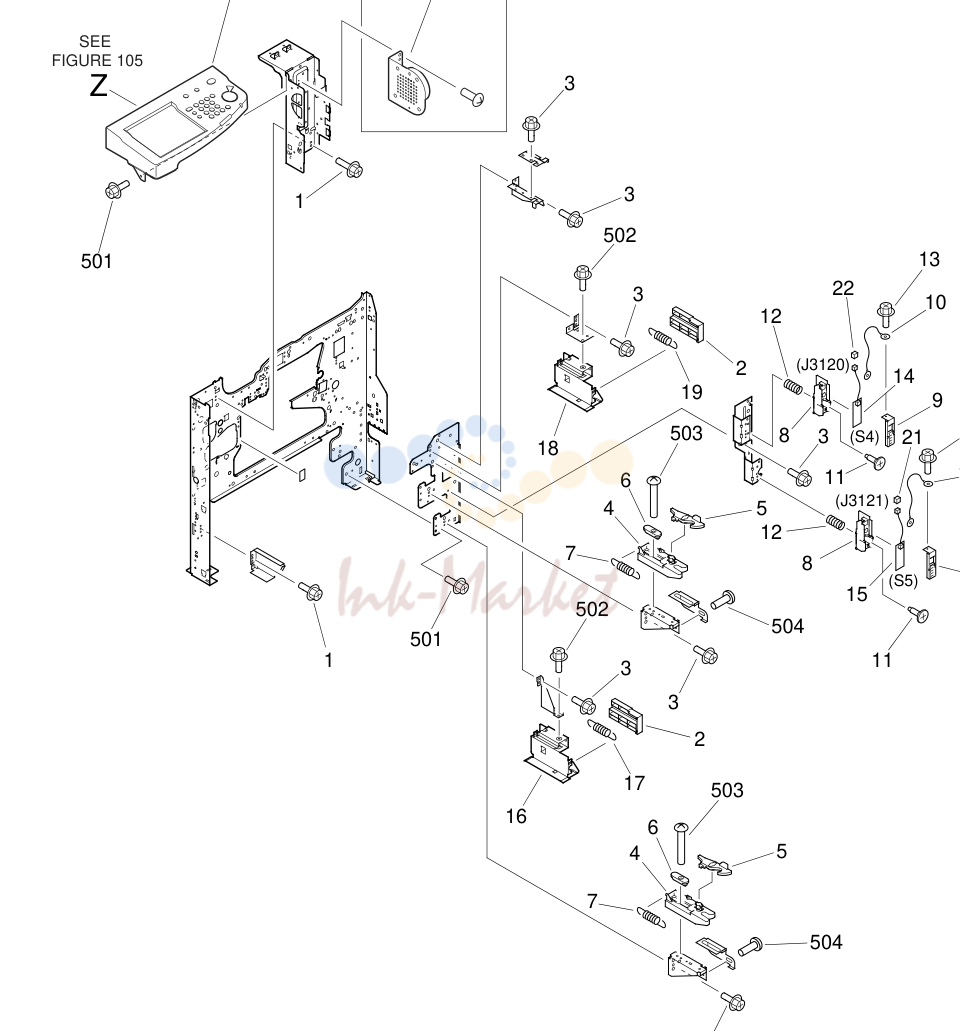 MACHINE FRONT PLATE