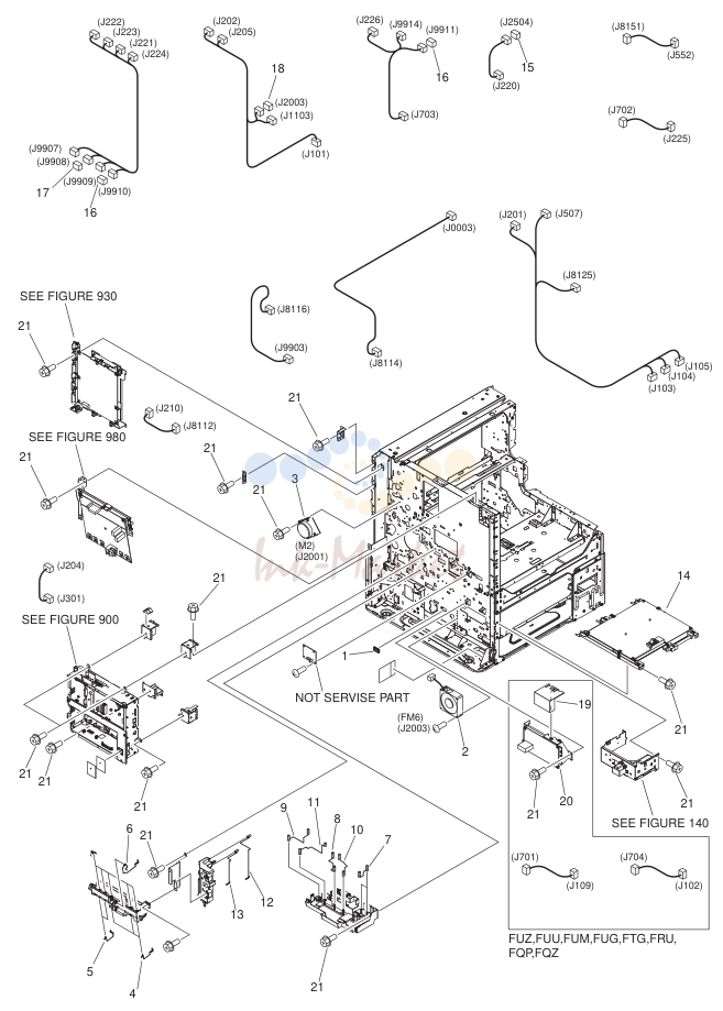 MACHINE REAR PLATE