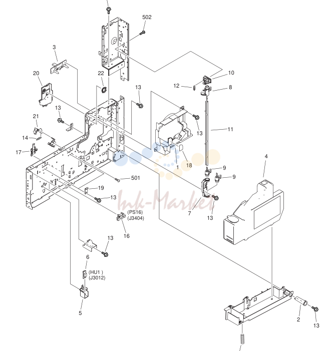 MACHINE FRONT PLATE