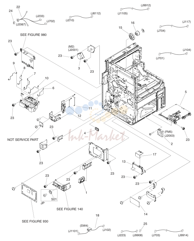 MACHINE REAR PLATE 1