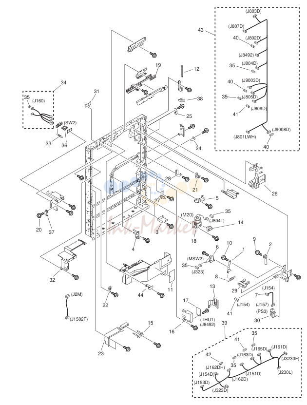 MACHINE FRONT PLATE