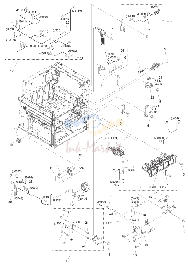 MACHINE FRONT PLATE