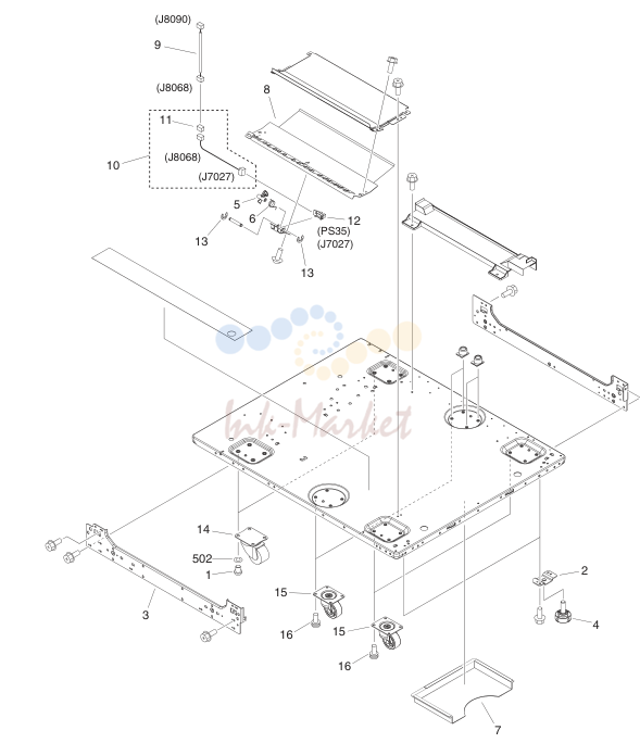 MACHINE BOTTOM PLATE