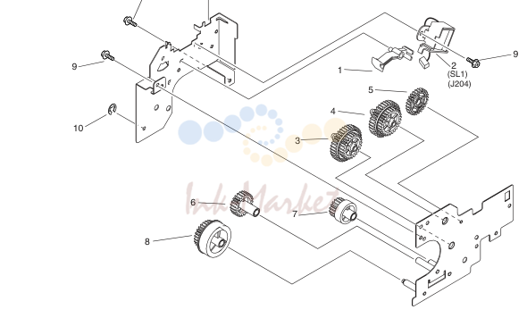 13. NPN RF REVERSE DRIVE ASSEMBLY