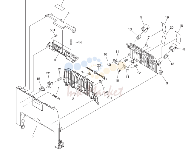 6. FM2-9044-000 1 LEFT DOOR ASSEMBLY