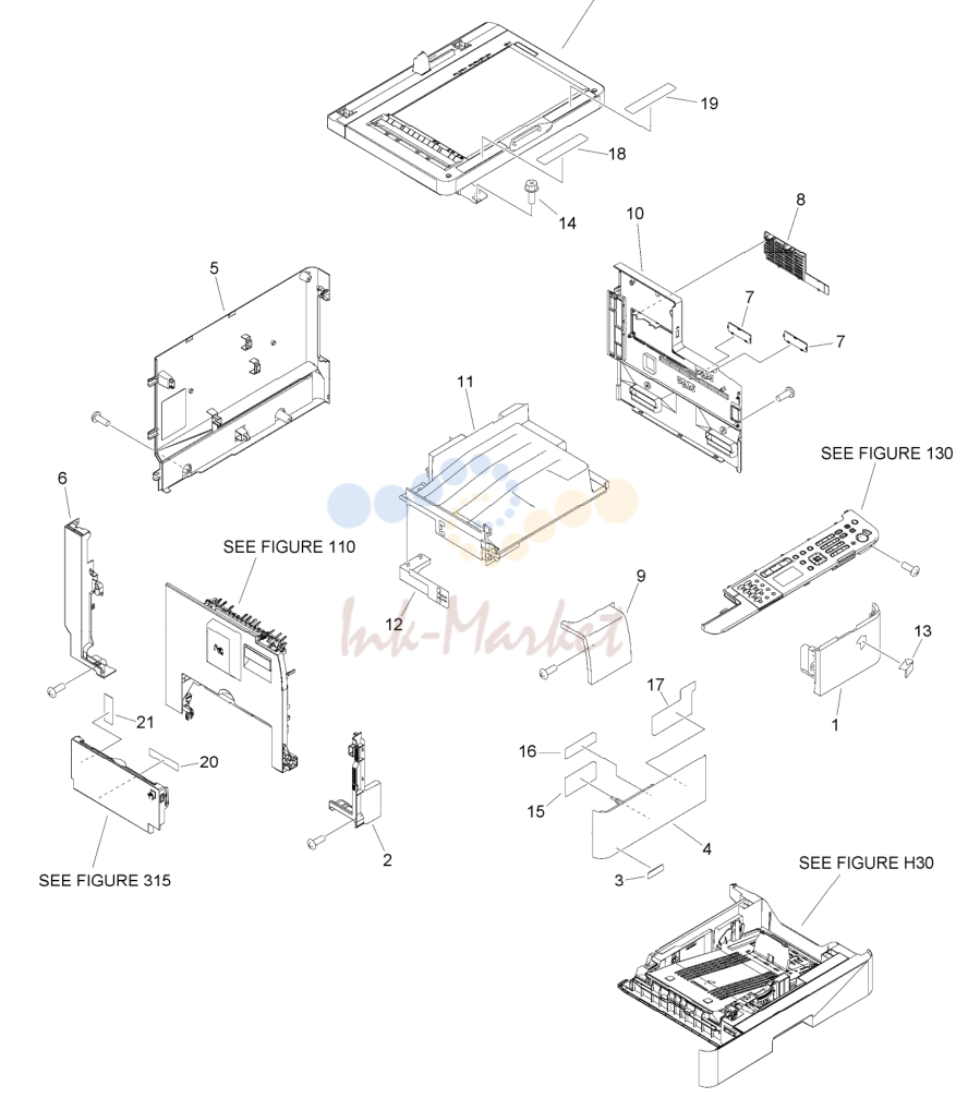 5. Figure 100F EXTERNAL COVERS, PANELS, ETC. (IR1435i EUR)