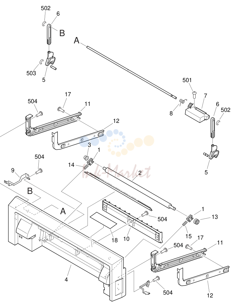 2. LEFT COVER ASSEMBLY
