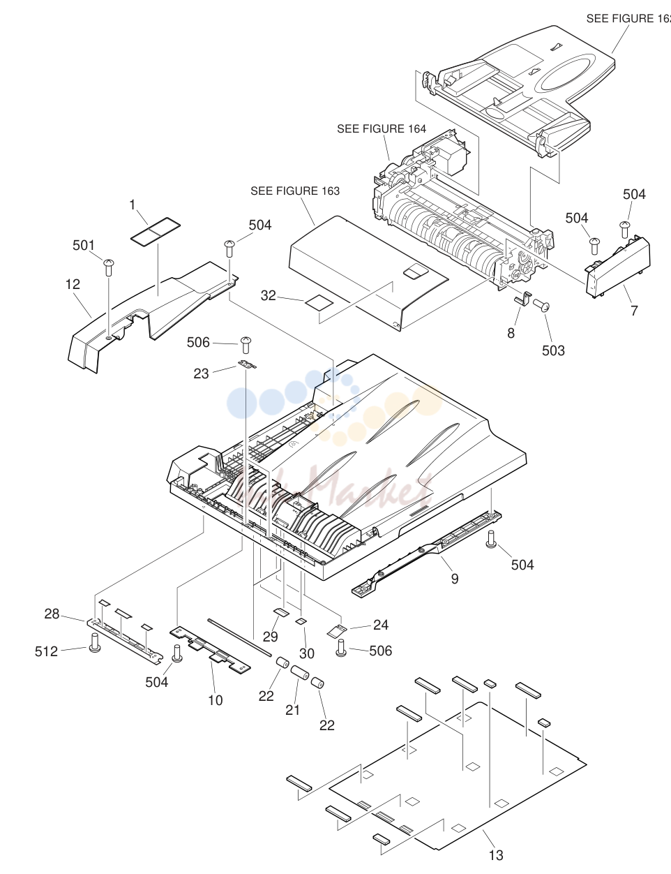 8. ADF ASSEMBLY (iR1610F/2010F) (1/2)
