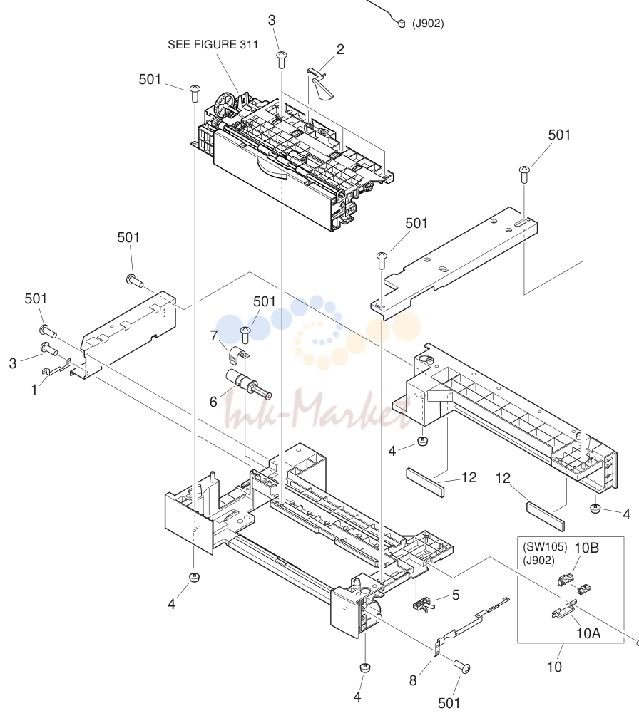 14. CASSETTE FEEDER ASSEMBLY