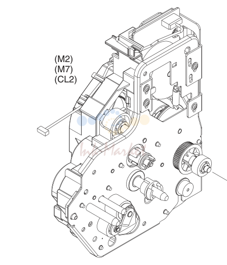 10. FM4-6497-000 1 MAIN DRIVE ASSEMBLY M2,M7,CL2