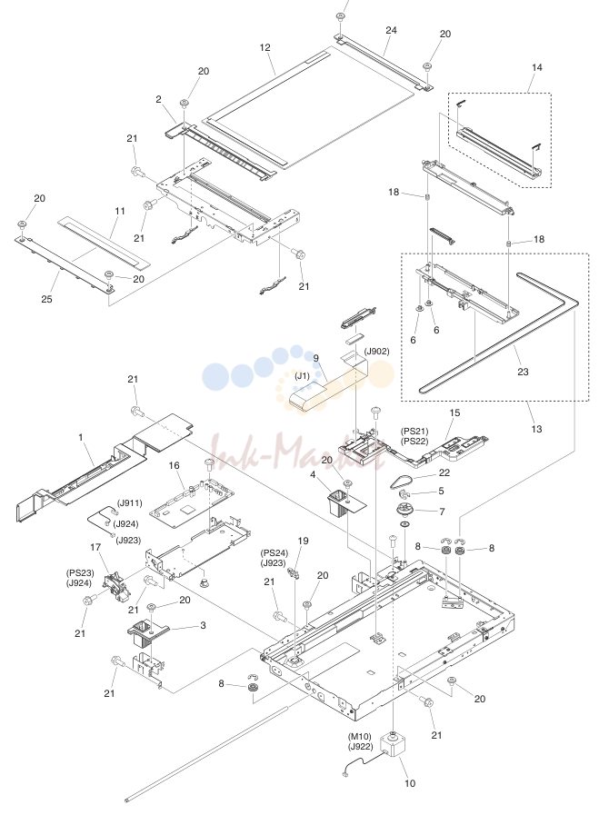 16. NPN RF READER ASSEMBLY