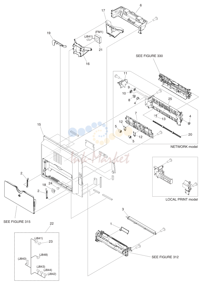 8. NPN RF LEFT DOOR ASSEMBLY