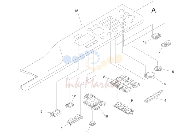 9. FM1-B337-000 1 CONTROL PANEL ASSEMBLY NETWORK model, EUR