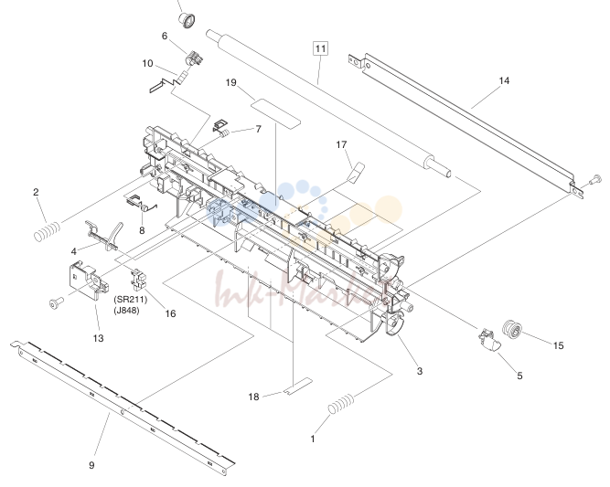 17. FM1-B359-000 1 TRANSFER MOUNT ASSEMBLY