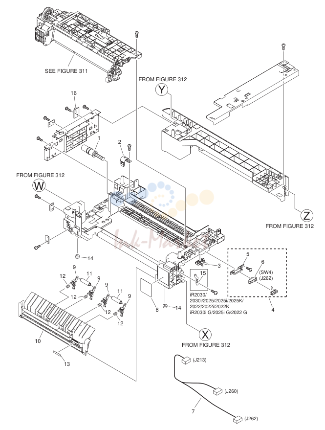 15. NPN RF CASSETTE FEEDER ASSEMBLY