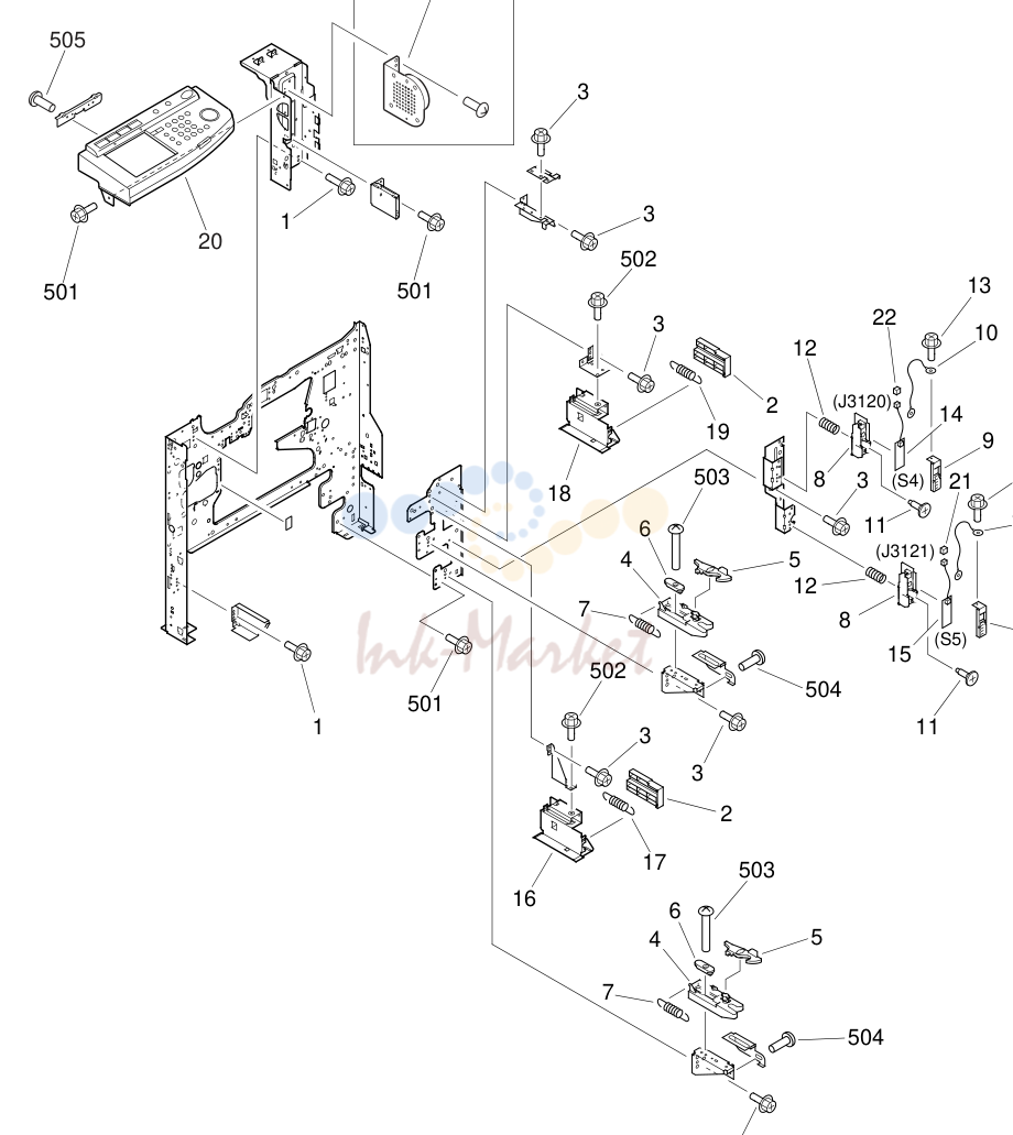 2. MACHINE FRONT PLATE